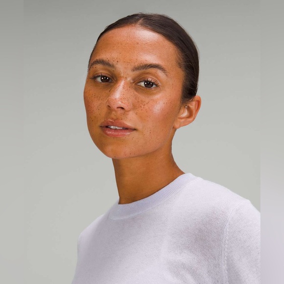 Lululemon Silk-Blend Crewneck Sweater in Pastel Blue - Picture 5 of 13